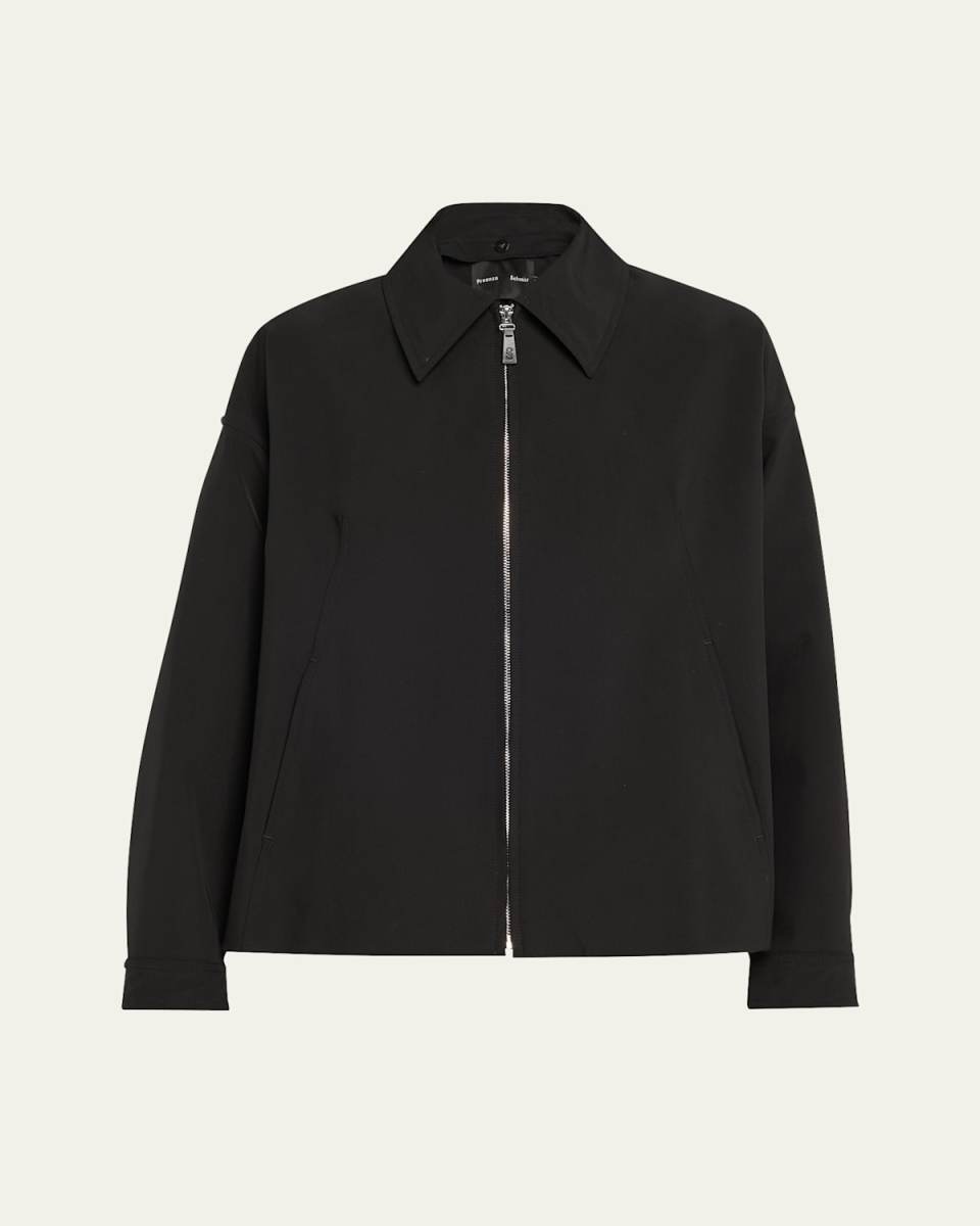 Sibyl Zip Front Stretch Nylon Jacket